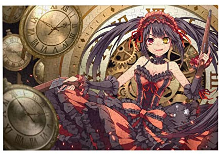 Date A Live Puzzle Anime Tokisaki Kurumi Puzzle 200/300/500 Teile DIY Anime Puzzle Weihnachten Geburtstag Geschenk für Erwachsene Kinder