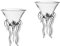 2 Stück Kreative Cocktailgläser Set - Transparentes Kristallglas Für Martini, Brandy, Likör - Einzigartige Wasser- Und Weingläser Für Partys Und Zuhause