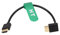 HangTon HDMI 4K 60p UHD Kabel für Ronin Teradek ATOMOS Shinobi Monitor ZCAM E2 Sony F55 S1H Nikon Z9 Kamera BMPCC 6K Typ A HDMI 2.0 Abwärtswinkel 25cm