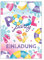 Junapack 12 Einladungskarten zum Kindergeburtstag Schwimmbad Einladungen für Geburtstag Mädchen Pool-Party