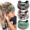 scicent Haarschmuck Stirnband Damen Breite Elastische Weiche Boho Haarbänder Leopard Print Yoga Sport Haarband Mehrfarbig, 14336