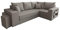 ALTDECOR Ecksofa in U-Form mit Schlaffunktion und Bettkasten Corner Sofa Bett Eckcouch Couch L-Form Schlafcouch Ausziehbar Wohnlandschaft Schlafsofa Cauchsofa DALS - 244x180x90cm Hellgrau
