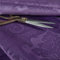 Tessuto damascato in velluto goffrato, resistente, per tappezzeria, tende, cuscini e sedie, viola, (campione 10 cm x 8 cm)