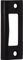 KWS 653073 Tôle de fermeture d'angle en aluminium noir mat 10.401 mm Profondeur de rainure 24 mm