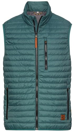 camel active Herren Steppweste – Puffer Weste | wasserabweisend & winddicht | Recycelt Dunkelgrün, menswear-50