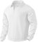 MakingDa Collared Sweatshirt Men Long Sleeve Casual Smart Quarter Zip Polo Neck Jumpers Retro Jacquard Knitted Tops Regular Fit Winter Pullover Knitwear-White-XL