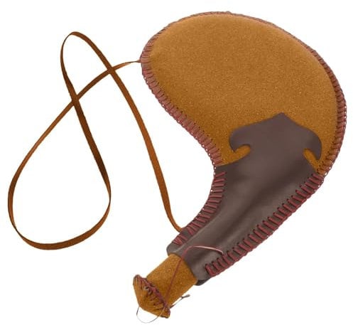 QTFYE Vintage Wasserbeutel – 450 ml PU-Leder Antike Trinkbeutel für Zuhause, Reisen, Camping & Themenpartys