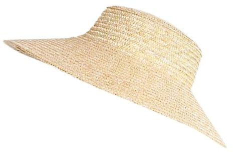 Zgehnao Chapeau de soleil, chapeau de paille victorien, chapeau de protection solaire, chapeau de protection solaire, chapeau de pêcheur, chapeau de théière, chapeau rond, Paille de blé originale, 5-8