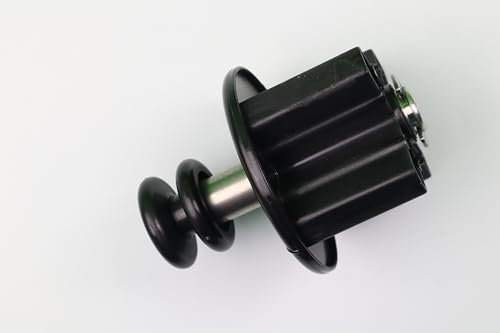 Tappo Scorrevole Per Tenda da sole giardino attico rotella mm.30 Vari colori, materiale nylon e acciaio, Nostra produzione Made in Italy, Garanzia 10 anni (Nero, calotta da 60 mm.)