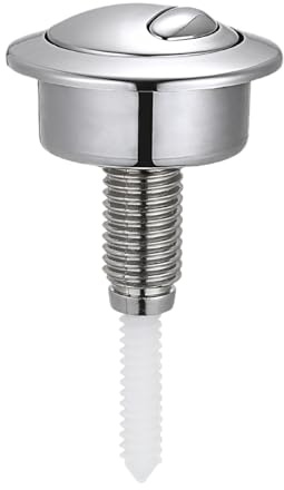 Reemplazo del botón Push del inodoro: botón de cisterna de inodoro de doble descarga, fácil instalar el botón Válvula de descarga de ahorro de agua | Accesorios para el baño de baño, empujad