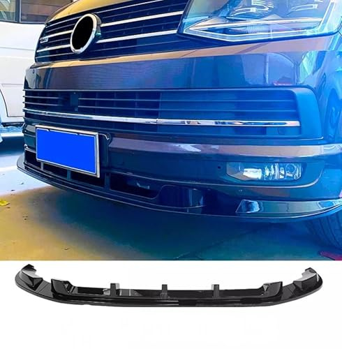 YANBINGS Auto Frontlippe Frontspoiler für VW Transporter T6 T6.1 2015-2024, Frontstoßstangen Lippenkörper Autoteile Autoantikollisionsschutz