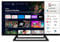 Tele System Smart TV 24 Inch TS24FL SMG14 Android TV, DVB-T2, Chromecast Integrado, CAM tivùsat HD certificada, 12V DC/220V AC, Mando a Distancia con Control por Voz Google Assistant