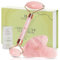 Enigma Haven London® Premium Rose Quartz Roller & Gua Sha Set – 5-in-1 Skin Serum, Anti-Aging Glow Facial Massager, Luxury Gift for Women & Men (with Hyaluronic Acid + Vitamin C + Niacinamide)
