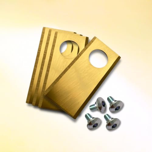 Pack de 18 Lames de tondeuses Robots en Titane Compatible Honda, vis incluses | 18 Lames de Rechange Robot