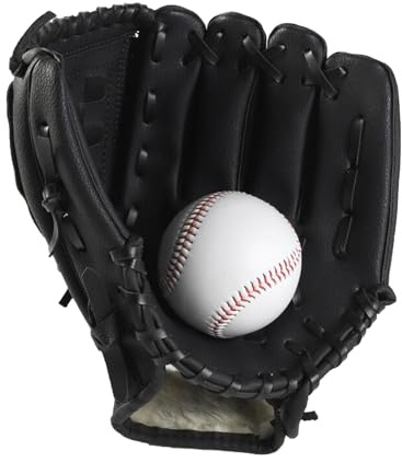 Guantes de béisbol, Guantes de Softbol, Entrenamiento de Béisbol Competencia Guante Espesar Durable Softbol Guantes para Niños Adultos, S/M/L