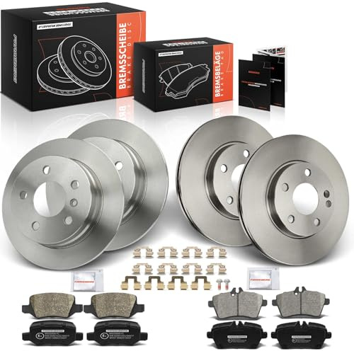 Frankberg 4x Bremsscheiben + 8x Bremsbeläge Vorne Hinten 1694202020