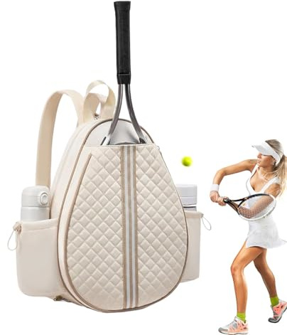 Borsa da tennis, porta racchette da tennis, organizer per attrezzature sportive in nylon, design multi-scomparto, tracolla regolabile, costruzione robusta e leggera, perfetta per palestra, spiaggia