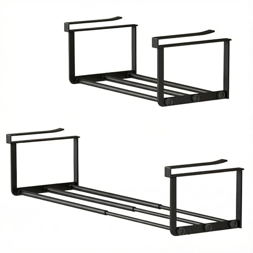 XIANGLV Kleiderschrank-Schuhregal, verstellbar, ausziehbar, Schuhregal und Unterregal, Aufbewahrung für Schrank, 41,9 - 80,9 cm, Schuh- oder Kleidungsaufbewahrung und Organisation, platzsparend