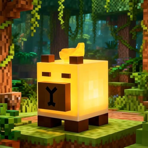 IHALO Capybara Bausteine Nachtlicht für Kinder, Sieben Farbmodi, Süße 3D Lampe, Batteriebetrieben, Bausteine Kompatibel, Geschenk für Jungs & Mädchen, Gaming-Zimmerzubehör & Deko fürs Kinderzimmer