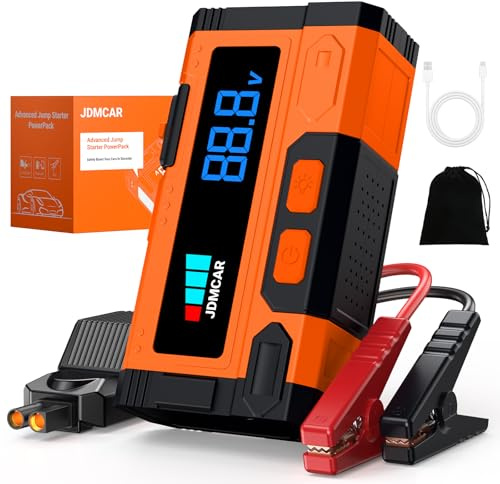 JDMCAR Starthilfe Powerbank für Pkw, Starter Powerbank 11000 A