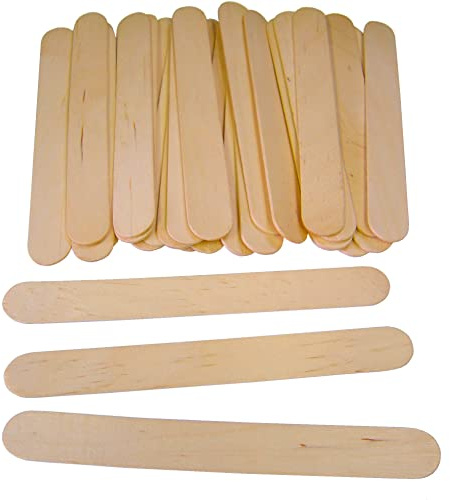 Major Brushes Lollipop Sticks Large Pack of 100