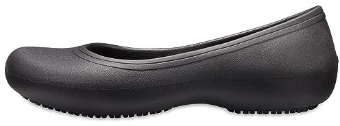 Crocs Women's Ballet Flats, Black Black 001, 5 UK