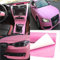 Alamor 200X30Cm DIY Carbon Fiber Vinyl Folie Rolle Film Aufkleber Auto Dekor Blatt - Rosa