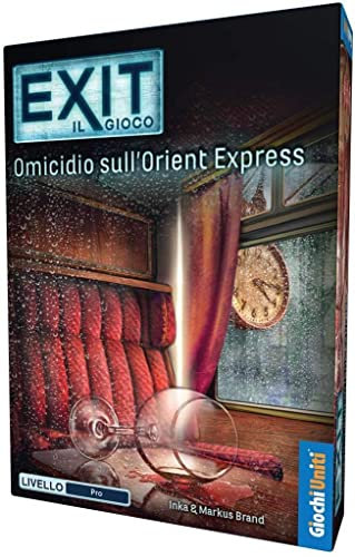 Giochi Uniti - Exit: OMICIDIO ON The ORIENTE Express Excape Room, Mehrfarbig, GU333