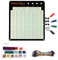 Makeronics 3220 - Kit Completo de Tablero de anuncios sin Soldadura con Placa Trasera de Aluminio + 560 en Forma de U | 65 Cables de Puente de Cobre Puro para prototipos de Circuito/arduino
