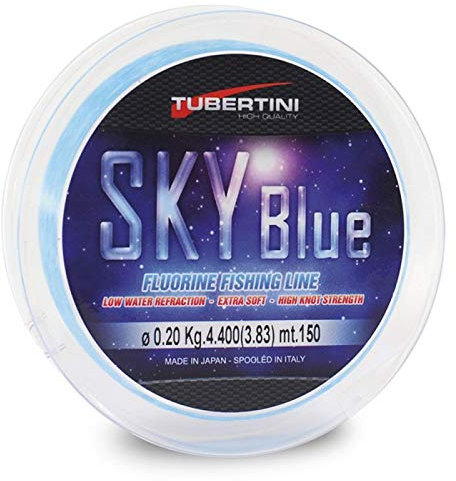 Filo da Pesca Tubertini Sky Blue in Fluoirine