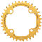 Dymoece Plato de bicicleta 104BCD 32T/34T/36T/38T para 9, 10 y 11 velocidades – adecuado para la mayoría de platos Shimano y Sram – Oro 36T
