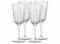 Luigi Bormioli Bach Champagne/Dessert Vintage Stem, 8 once, Set di 4,
