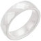 PAURO Damen Herren Schmuck Hoch Poliert Klassisch Design Engagement Hochzeitsband Ringe Keramik 6MM Weiß Größe 62 (19.7)