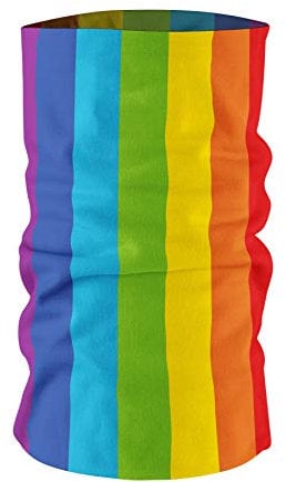 Maskworld Schlauchschal Multifunktionstuch Halstuch Kopftuch - Regenbogen - stylish - atmungsaktiv - elastisch - für alle Gelegenheiten