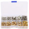 Jenngaoo 240 Pièces Rivets Strass, 6-9mm Rond Bricolage en Cuir Décor Rivets pour Sacs à Main Ceintures Vêtements Sacs Chaussures Boucles