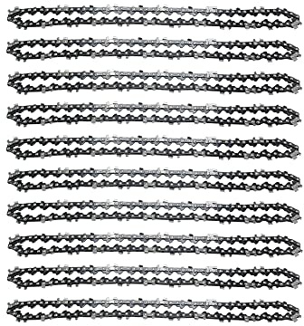 SECURA 10x Sägekette 3/8' 1,5mm 72 TG 50cm Längsschnitt für Kettensäge Motorsäge