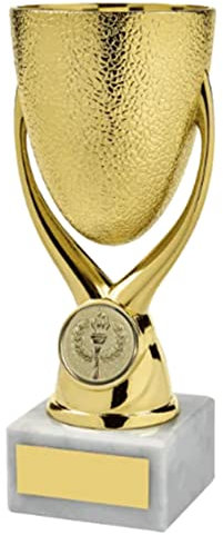 Sign Print Lab Egg Cup Bowl Awards- Gold/Silver/Bronze -16 cm (6 1/4) Winners Trophies for Sports Tournament,Competition,Parties,Awards (Gold)