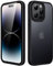 JETech Matte Case for iPhone 14 Pro 6.1-Inch, Shockproof Military Grade Drop Protection, Frosted Translucent Back Phone Cover, Anti-Fingerprint (Black)