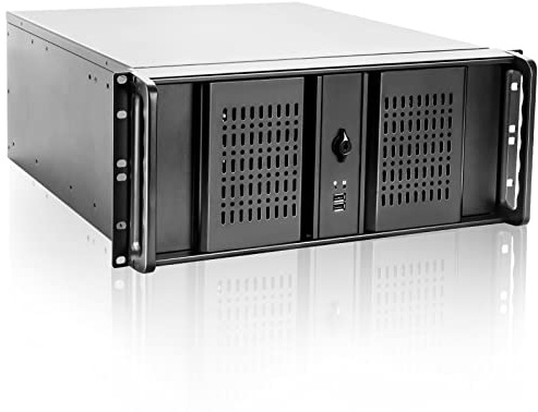 4U-Rackmount-Servergehäuse mit 6 5.25-Einschüben an der Vorderseite + 4 x 3,5-Schächte + 4 x 2,5-Schächte
