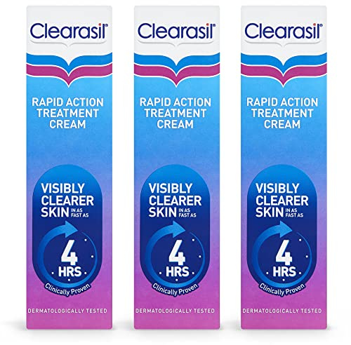 Clearasil Rapid Action Treatment Cream 25ml Pack of 3