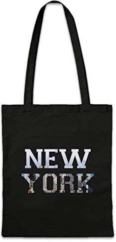 Urban Backwoods New York I Hipster Bag Beutel Stofftasche Einkaufstasche