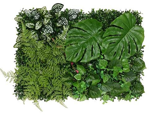 Kaxenig Artificiel Haie Feuillage Canisse Lierre Confidentialité, Écran Clôture Antivol Jardin Extérieur, Clôture Feuillage Balcon Protection, 40cm X 60cm