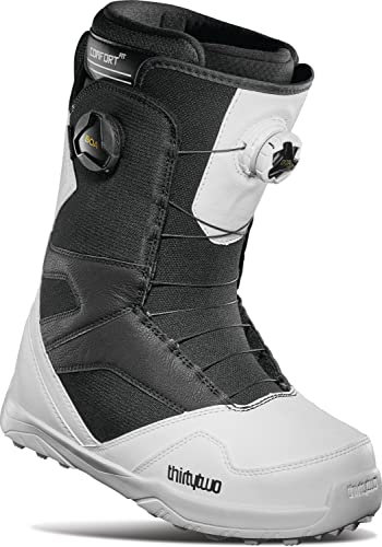 Thirtytwo Herren STW Double BOA Snowboardstiefel - 2023/2024 Weiß/Schwarz | Größe 47