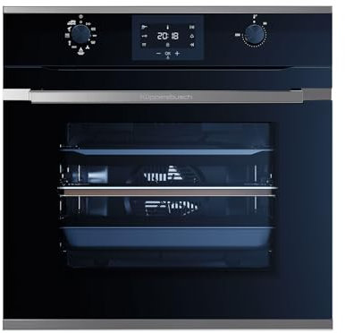 Küppersbusch BP 6332.0 S3 K-Series.3 Pyrolyse Pizza-Backofen Schwarz/Silver Chrome