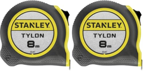 STANLEY 0-30-657 Flessometro Tylon, 8 m x 25 mm (Confezione da 2)