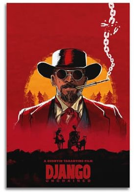 Terp Django Poster, Wandkunst, Poster, Geschenk für Freunde, Schlafzimmer, Wohnzimmer, Dekoration, modern, ästhetisch, ungerahmt, 30 x 45 cm