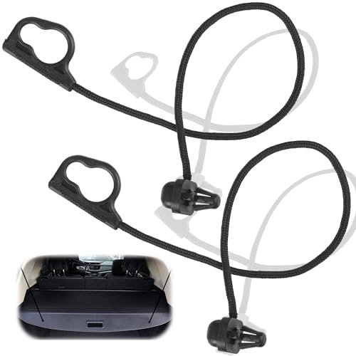 Cordon Coffre Voiture 2 Pièces Corde de Coffre de Voiture- Chapeau Arrière Ceinture Opel Corsa D Corsa E Accessoires Porte - Bagages Cordon 13367836 pour Vauxhall Corsa D Corsa E