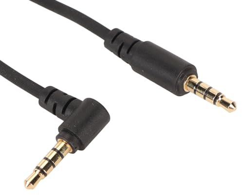 VBESTLIFE Ersatz-Soundkabel, 4,9 Fuß 3,5 Mm Kopfhörer-Soundkabel, Ersatz Passend für Razer BlackShark V2 Pro, für Barracuda X, für Razer Nari