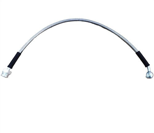 WOLWES Motorrad Bremsleitung AN3 Edelstahl Geflochtener Universal-Hydraulikbremsschlauch Kupplungsölleitungsrohr Für Rennen 10 Mm 20° Banjo + 3/8-24 Weiblich Umgekehrt (Size : 1200MM)