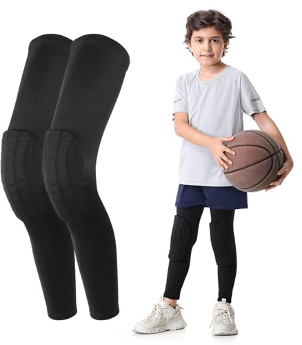 Newbyinn Manquitos Compresión Infantil Rodilleras Protectoras | Para Baloncesto Fútbol Voleibol